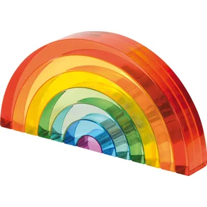 Eduplay regenboog stenen speelgoed - kleurrijke acryl stenen.