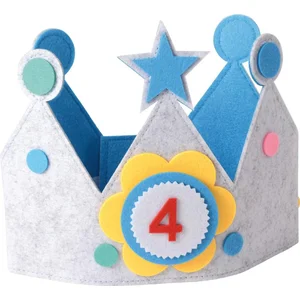 Eduplay verjaardagskroon blauw - feestkroon voor kinderen. pas cher