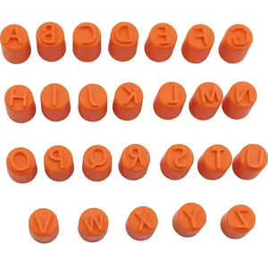 Eduplay alfabet vingerstempels hoofdletters speelgoed set.