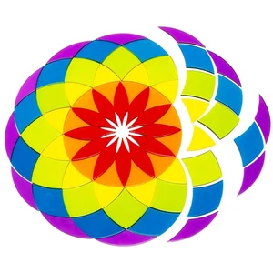 Eduplay acryl speelgoed Mandala groot - educatief speelgoed.