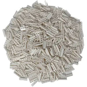 LEGO 50 panneaux de clôture blancs 1x4x1 pas cher
