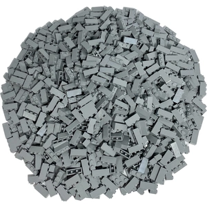 LEGO 1x3 Bricks Light Grey - 100 pièces - Briques gris bleuté clair 36... pas cher