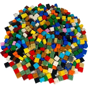 LEGO Briques  2x2 - 500 pièces - Briques colorées 3003 (3003, LEGO Acc... pas cher