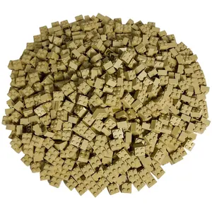 LEGO 2x2 briques beige - 100 pièces - Tan bricks 3003 (3003, LEGO Acce... pas cher