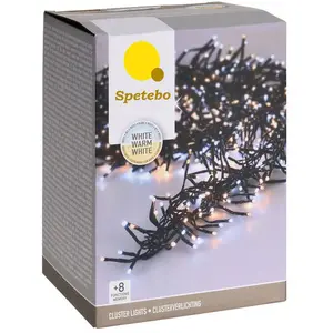 Spetebo - Bouquet lumineux 3000 led - blanc froid et blanc chaud / 22 ... pas cher