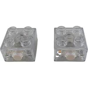 LEGO 2x2 Clignotant - 2 pièces Pierre lumineuse avec son et lumière pas cher