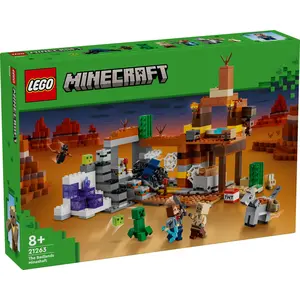 LEGO Minecraft - La mine des Badlands Jeu d'aventure avec personnages ... pas cher