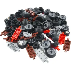 LEGO City 30 Achsen mit Raedern bunt gemischt - NEU! Teile 90x pas cher