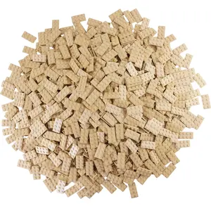 LEGO 2x4 Panneaux de construction Beige - 3020 NOUVEAU! Quantité 100x ... pas cher