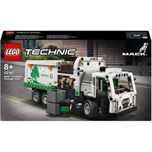 LEGO 42167 Benne à ordures Mack LR Electric (42167, LEGO Technic) pas cher