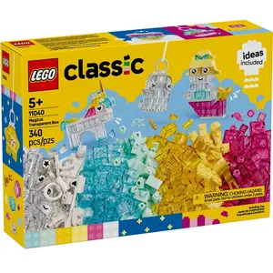 LEGO Classic Steine Box Glaenzende Ideen mit durchsichtigen Steinen - ... pas cher