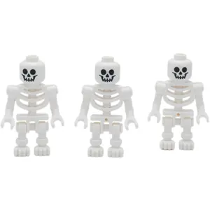 LEGO Skelette Skeleton 3 Minifiguren pas cher