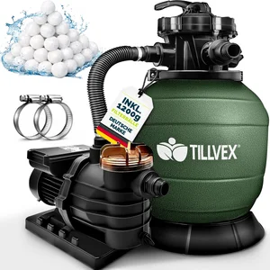 tillvex Zandfiltersysteem 13.200L/h tot 40.000L + 1200g Filterkogels |...Vendu parbol