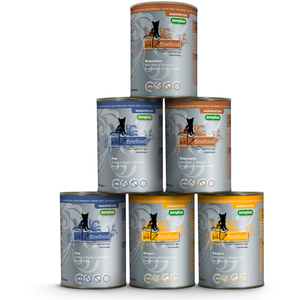 6x400g catz finefood Monoprotein zooplus 3 variétés (dinde, kangourou, sanglier) nourriture humide pour chat pas cher