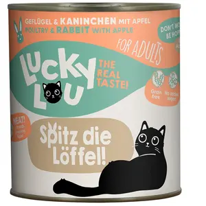 Lucky Lou Adult 6 x 800 g pour chat - volaille, lapin pas cher