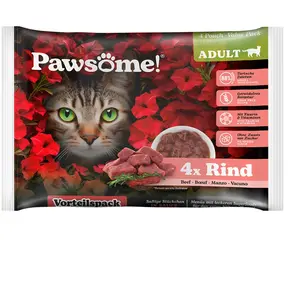 4x85g Pawsome Adult 4 x 85 g pour chatVendu parzooplus-be