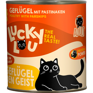 800g Adult volaille Lucky Lou nourriture humide pour chat pas cher