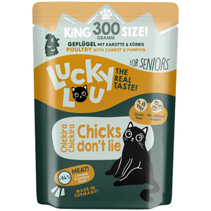 Lucky Lou Senior 6 x 300 g pour chat - volaille pas cher