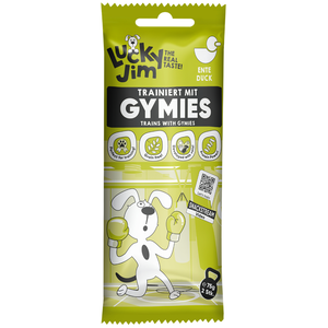75g de friandises pour chiens Lucky Jim Gymies au canard pas cher