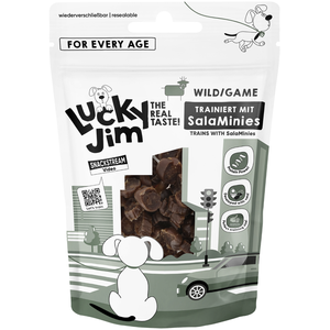 Lot économique : 10x70g de friandises pour chiens Lucky Jim Salamini Wild pas cher