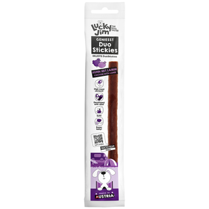15g Lucky Jim DuoStickies poulet et agneau friandises pour chiens pas cher