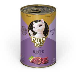 Kitty Cat Adult Pâte 6 x 400 g pour chat   canard pas cher