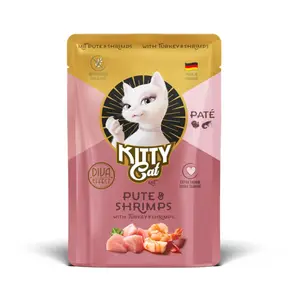 KITTY Cat 6 x 85 g pour chat - dinde, crevettes pas cher