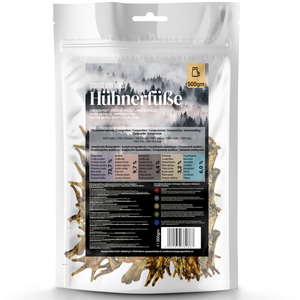 500g George & Bobs pattes de poulet friandises pour chiens pas cher