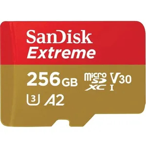SanDisk Extreme Carte Memoire MicroSDXC 256 Go + Adaptateur SD avec Performances Applicatives A2 Jusqu'a 190 Mo/s/130 Mo/s, C pas cher