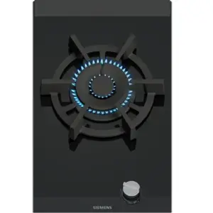 Siemens Domino gaz 30cm 1 feu noir - ER3A6AI10 pas cher