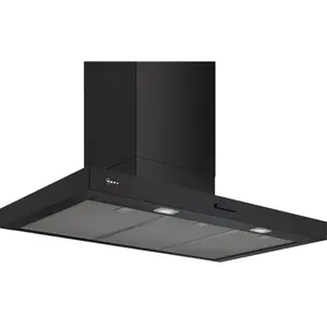 Neff Hotte décorative murale 90cm 594m3/h noir - D95BCC2S0 pas cher