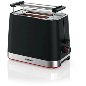 Bosch TAT4M223 broodrooster 4 2 snede(n) 950 W Zwart, Roestvrijstaal pas cher