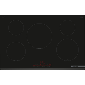 Bosch Série 6 Table de cuisson à induction 80 cm Noir, Encastrable sans cadr... pas cher