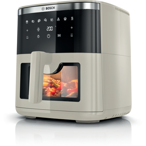 Bosch MAF671C0 Airfryer XXL - Serie 6 - 7,2L - Shake alarm - Kijkvenster - Warmhoudfunctie - 7 programma's - Tot 5 personen - Dark Cream