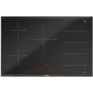 Bosch Série 8 Table de cuisson à induction 80 cm Noir, Encastrable ave... pas cher