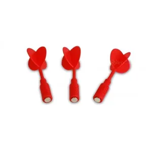 Lot de 3 fléchettes magnéiques (rouge)