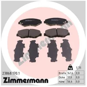 Remblokkenset 238681701 Zimmermann pas cher