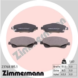 ZIMMERMANN FORMULA Z Remblokkenset pas cher