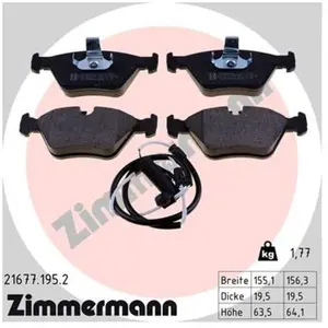 Remblokkenset 216771952 Zimmermann pas cher