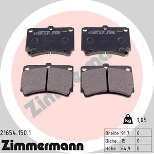 Remblokkenset 216541501 Zimmermann pas cher
