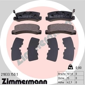 Remblokkenset 218331501 Zimmermann pas cher