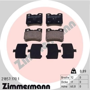 Remblokkenset 218571701 Zimmermann pas cher