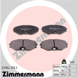 Remblokkenset 231841501 Zimmermann pas cher