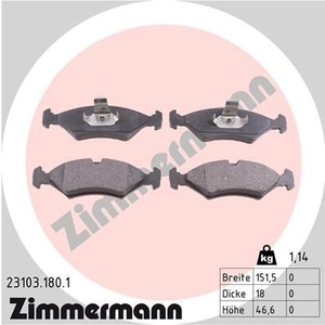 Remblokkenset 231031801 Zimmermann pas cher