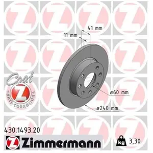 Remschijf Coat Z 430149320 Zimmermann
