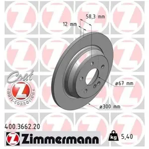Remschijf Coat Z 400366220 Zimmermann pas cher