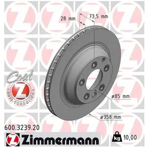 Remschijf Coat Z 600323920 Zimmermann