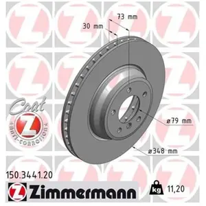 Remschijf Coat Z 150344120 Zimmermann