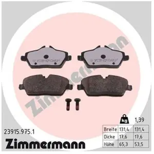 Comparateur de prix : Remblokkenset Low-Dust 239159751 Zimmermann