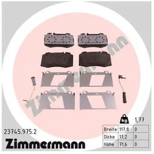 Comparateur de prix : Remblokkenset Low-Dust 237459752 Zimmermann